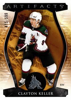 #105 Clayton Keller - Arizona Coyotes - 2023-24 Upper Deck Artifacts Hockey