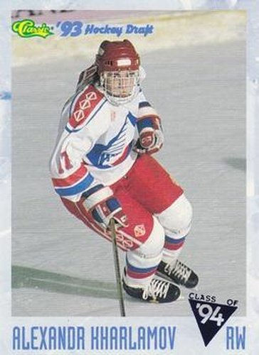 #105 Alexandr Kharlamov - Russia - 1993 Classic '93 Hockey Draft Hockey