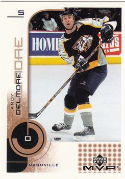 #105 Andy Delmore - Nashville Predators - 2002-03 Upper Deck MVP Hockey