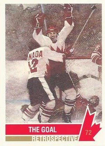 #105 The Goal - Canada - 1992 Future Trends '76 Canada Cup Hockey