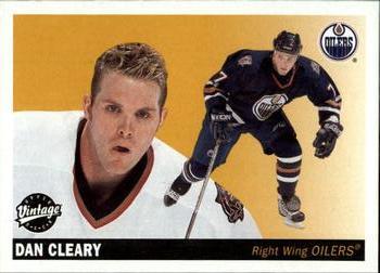 #105 Daniel Cleary - Edmonton Oilers - 2002-03 Upper Deck Vintage Hockey