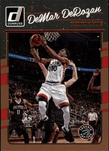#105 DeMar DeRozan - Toronto Raptors - 2016-17 Donruss Basketball