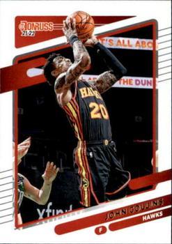 #105 John Collins - Atlanta Hawks - 2021-22 Donruss Basketball