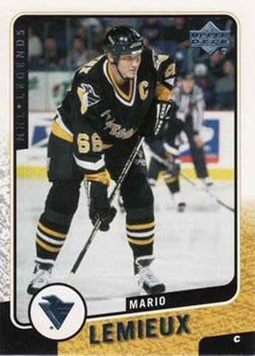 #105 Mario Lemieux - Pittsburgh Penguins - 2000-01 Upper Deck Legends Hockey