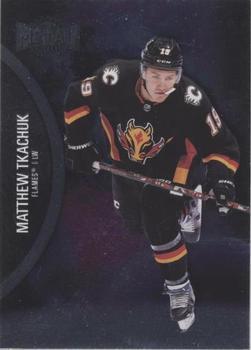 #105 Matthew Tkachuk - Calgary Flames - 2021-22 Skybox Metal Universe Hockey