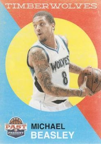 #105 Michael Beasley - Minnesota Timberwolves - 2011-12 Panini Past & Present Basketball