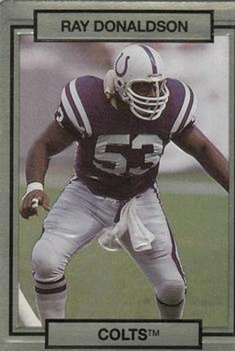 #105 Ray Donaldson - Indianapolis Colts - 1990 Action Packed Football