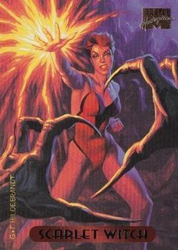 #105 Scarlet Witch - 1994 Fleer Marvel Masterpieces Hildebrandt Brothers