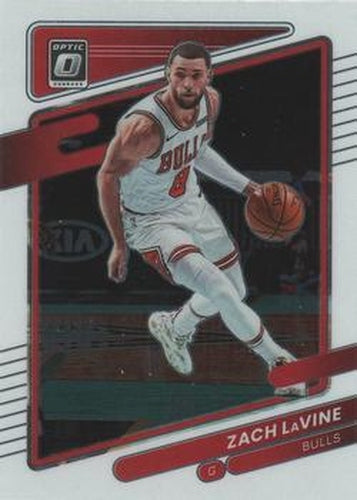 #105 Zach LaVine - Chicago Bulls - 2021-22 Donruss Optic Basketball