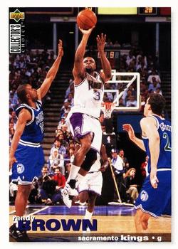 #105 Randy Brown - Sacramento Kings - 1995-96 Collector's Choice Basketball