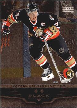 #105 Daniel Alfredsson - Ottawa Senators - 2005-06 Upper Deck Black Diamond Hockey