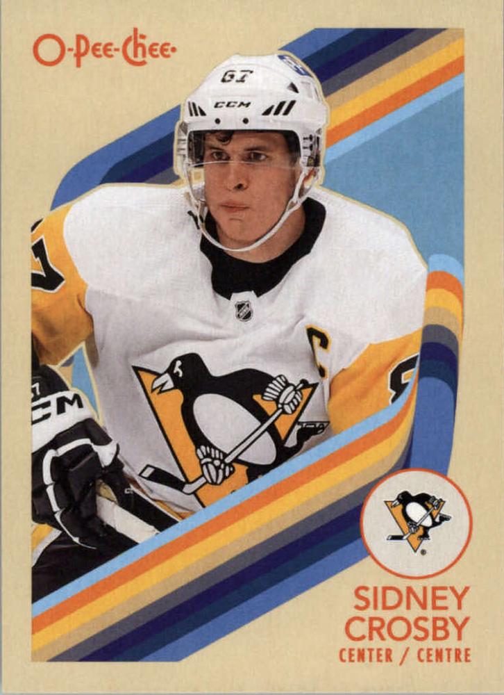 #105 Sidney Crosby - Pittsburgh Penguins - 2023-24 O-Pee-Chee - Retro Hockey