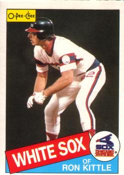#105 Ron Kittle - Chicago White Sox - 1985 O-Pee-Chee Baseball