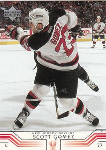 #105 Scott Gomez - New Jersey Devils - 2001-02 Upper Deck Hockey