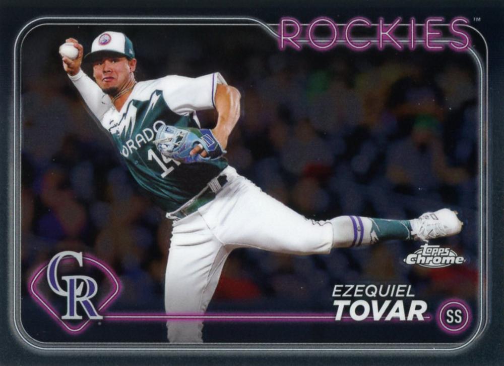 #105 Ezequiel Tovar - Colorado Rockies - 2024 Topps Chrome Baseball