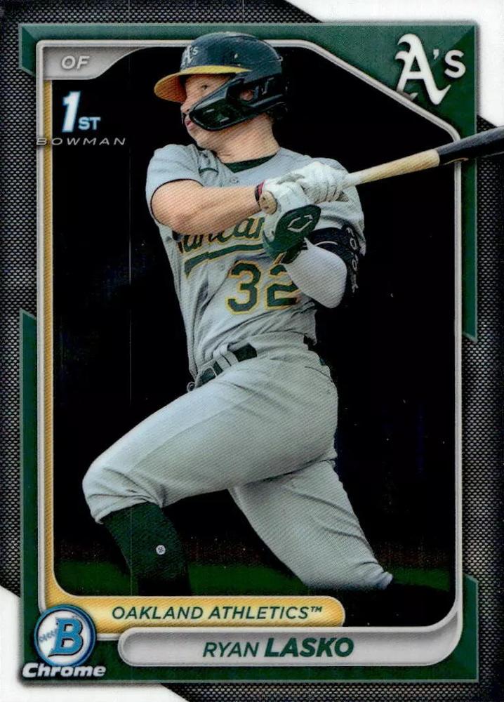 #BCP-105 Ryan Lasko - Oakland Athletics - 2024 Bowman - Chrome Prospects Baseball