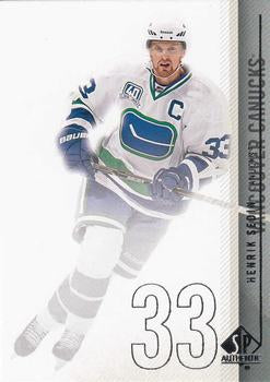#105 Henrik Sedin - Vancouver Canucks - 2010-11 SP Authentic Hockey