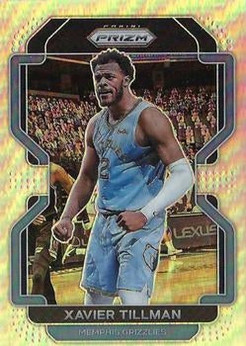 #105 Xavier Tillman - Memphis Grizzlies - 2021-22 Panini Prizm - Silver Basketball