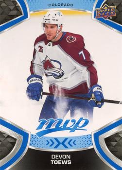 #105 Devon Toews - Colorado Avalanche - 2021-22 Upper Deck MVP - Blue Hockey