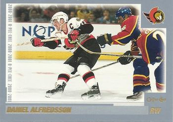 #105 Daniel Alfredsson - Ottawa Senators - 2000-01 O-Pee-Chee Hockey