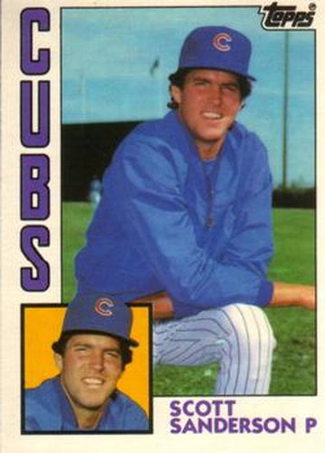 #106T Scott Sanderson - Chicago Cubs - 1984 Topps Traded Baseball