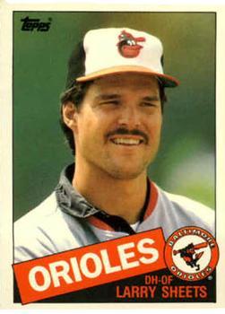 #106T Larry Sheets - Baltimore Orioles - 1985 Topps Traded Baseball