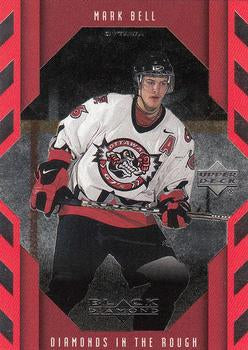 #106 Mark Bell - Ottawa 67's - 1999-00 Upper Deck Black Diamond Hockey