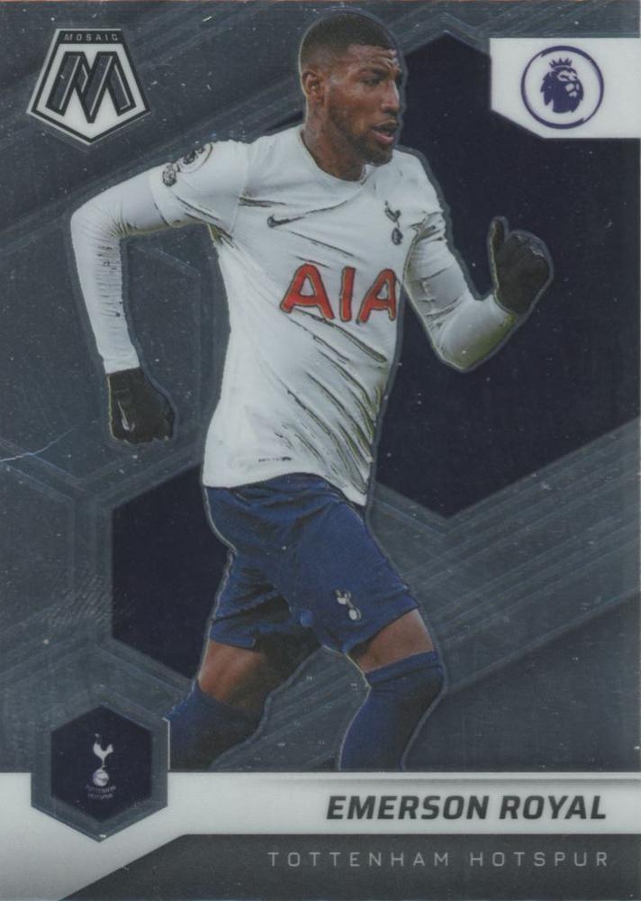 #106 Emerson Royal - Tottenham Hotspur - 2021-22 Panini Mosaic Premier League Soccer