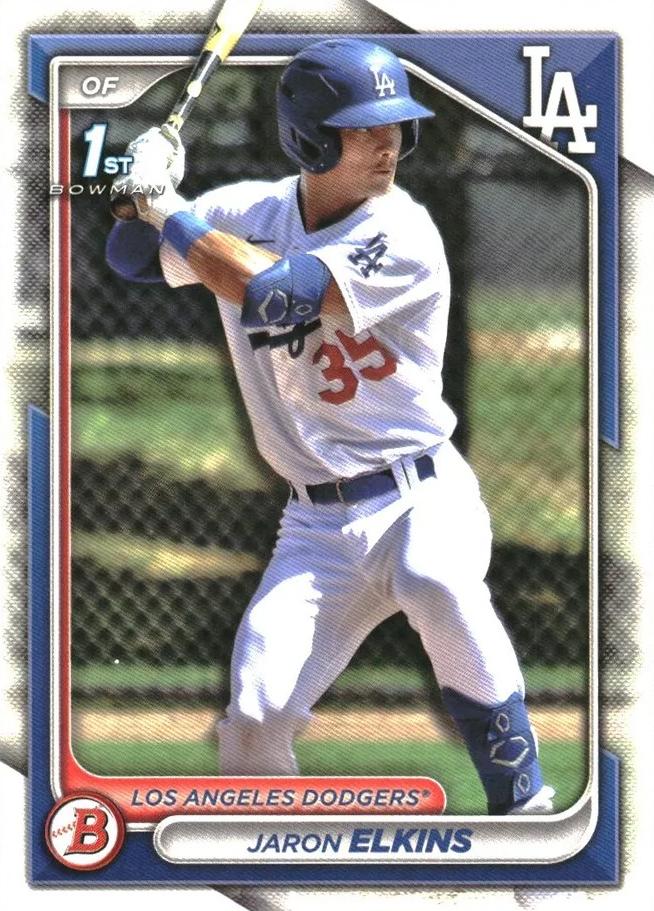 #BP-106 Jaron Elkins - Los Angeles Dodgers - 2024 Bowman - Prospects Baseball