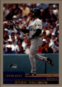 #T106 Greg Vaughn - Tampa Bay Devil Rays - 2000 Topps Traded & Rookies Baseball