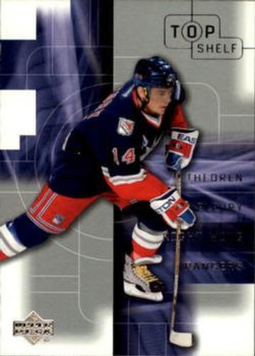 #106 Theoren Fleury - New York Rangers - 2001-02 Upper Deck Top Shelf Hockey