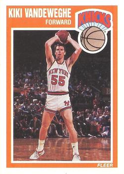 #106 Kiki Vandeweghe - New York Knicks - 1989-90 Fleer Basketball