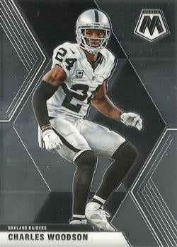 #106 Charles Woodson - Oakland Raiders - 2020 Panini Mosaic Football