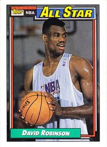 #106 David Robinson - San Antonio Spurs - 1992-93 Topps Basketball