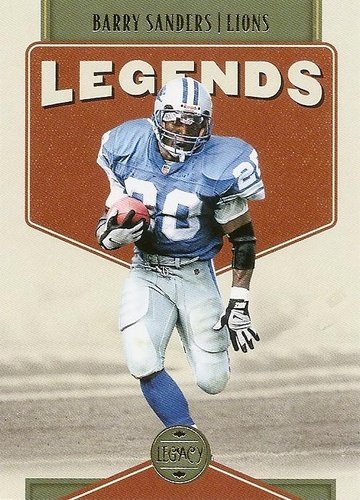 #106 Barry Sanders - Detroit Lions - 2022 Panini Legacy Football