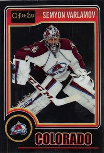 #106 Semyon Varlamov - Colorado Avalanche - 2014-15 O-Pee-Chee Platinum Hockey
