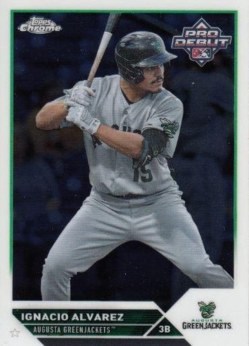 #PDC-106 Ignacio Alvarez - Augusta GreenJackets - 2023 Topps Pro Debut - Chrome Baseball