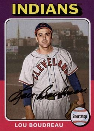#106 Lou Boudreau - Cleveland Indians - 2019 Topps Archives Baseball