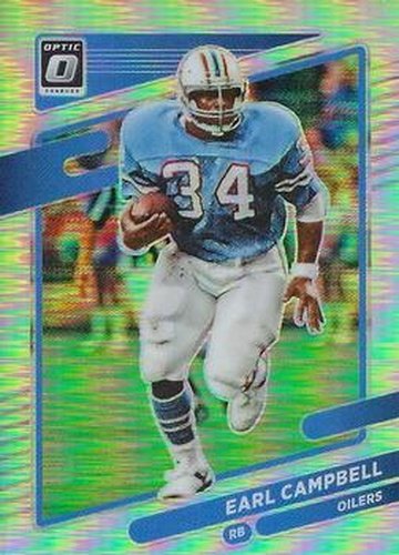 #106 Earl Campbell - Houston Oilers - 2021 Donruss Optic - Holo Football