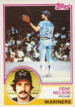 #106 Gene Nelson - Seattle Mariners - 1983 Topps Baseball