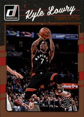#106 Kyle Lowry - Toronto Raptors - 2016-17 Donruss Basketball
