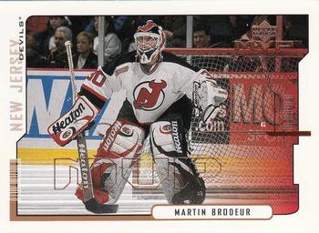 #106 Martin Brodeur - New Jersey Devils - 2000-01 Upper Deck MVP Hockey