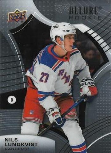 #106 Nils Lundkvist - New York Rangers - 2021-22 Upper Deck Allure Hockey