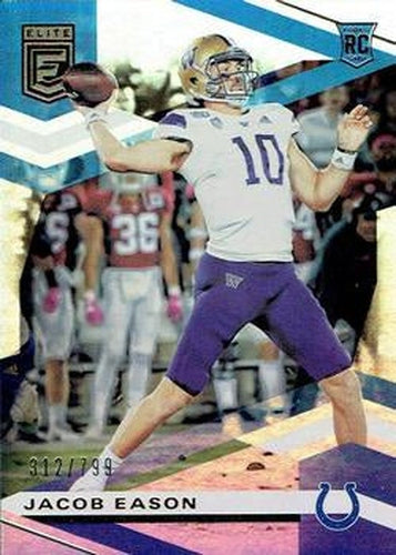#106 Jacob Eason - Indianapolis Colts - 2020 Donruss Elite Football