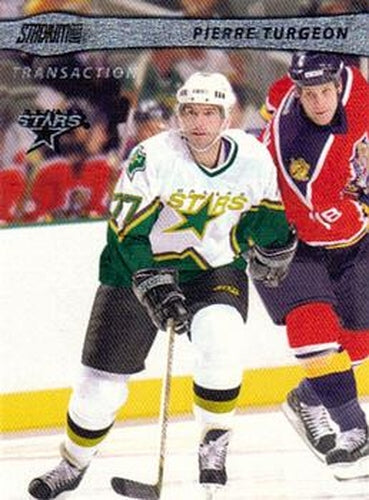 #106 Pierre Turgeon - Dallas Stars - 2001-02 Stadium Club Hockey