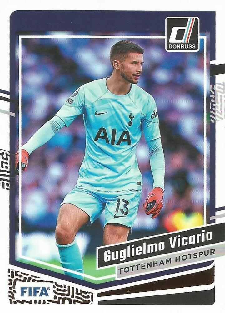 #106 Guglielmo Vicario - Tottenham Hotspur - 2023-24 Donruss Soccer