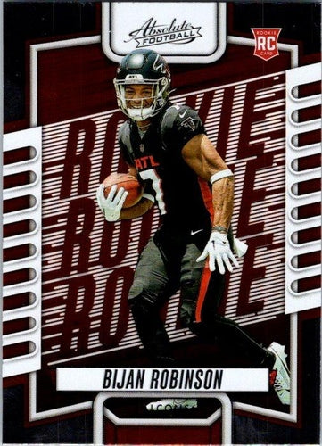 #106 Bijan Robinson - Atlanta Falcons - 2023 Panini Absolute Football