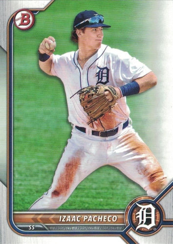#BP-106 Izaac Pacheco - Detroit Tigers - 2022 Bowman - Prospects Baseball