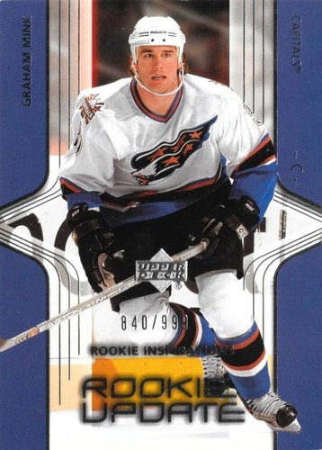 #106 Graham Mink - Washington Capitals - 2003-04 Upper Deck Rookie Update Hockey