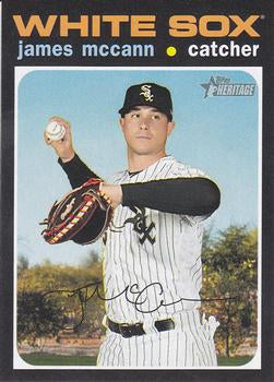 #106 James McCann - Chicago White Sox - 2020 Topps Heritage Baseball